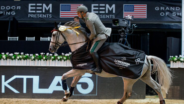 Emanuele Gaudiano opens Longines Masters of Los Angeles with a win