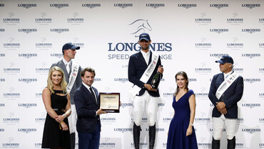 Nayel Nassar beats the clock with undeniable precision in Longines Speed Challenge