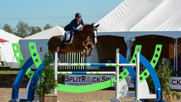Daniel Coyle takes first and second in first major class at Split Rock Jumping Tour's CSI3* Bourbon International