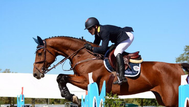 Colombian cousins finish 1-2 in the $130,000 CSI3* Grand Prix at the Split Rock Jumping Tour's Bourbon International