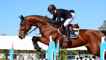 Colombian cousins finish 1-2 in the $130,000 CSI3* Grand Prix at the Split Rock Jumping Tour's Bourbon International