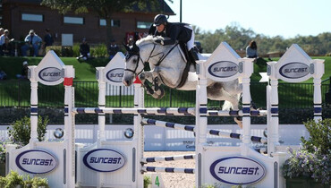 Tracy Fenney pilots MTM Reve Du Paradis to victory in $86,000 1.50m Suncast® Classic CSI5* to conclude competition at Tryon Fall V