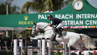 Samuel Parot shows his speed in the 1.45m class at WEF