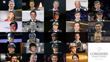 The horses and riders for the Longines Masters of Hong Kong