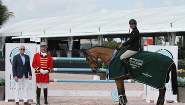 Luiz Francisco De Azevedo and Collin win Douglas Elliman 1,45m at the 2017 WEF