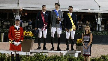 Pedro Muylaert and Prince Royal Z MFS victorious in Grand Prix CSI 3* at the 2017 WEF