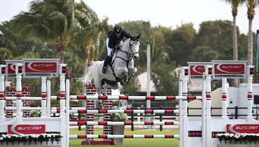 Marilyn Little and Clearwater top Suncast® 1.50m Championship Jumper Classic at WEF