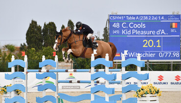 Kid Pleasure d'Asschaut, Tuilleadh Uisce Beatha and Ashgrove Lexington best in Spring MET II Young Horse Finals