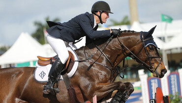 McLain Ward and HH Carlos Z top Nutrena Jumper Classic