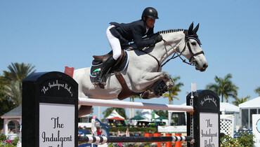 Darragh Kenny rides Gasper van den Doorn to victory in Ruby et Violette WEF Challenge Cup Round 10