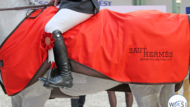 The horses and riders for the CSI5* Saut Hermès in Paris