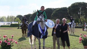 Gianni Govoni with home win in the CSI3* Grand Prix at Toscana Tour