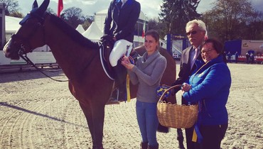 Penelope Leprevost leads the lap of honour in concluding CSI3* Grand Prix at the Z-Tour