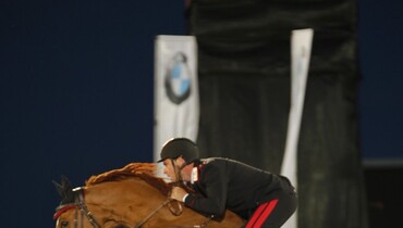 Emanuele Gaudiano best in Accenture JumpingClash Challenge qualifier in Antwerp