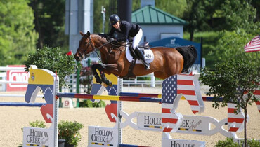 Sarah Segal speeds to the win in Commonwealth Grand Prix at Kentucky Spring Horse Show