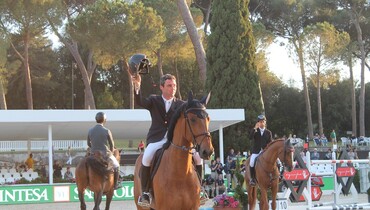Mark McAuley with an emotional win in Rome