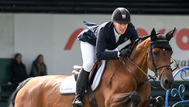 McLain Ward turns and burns in the ATCO Classic Cup at Spruce Meadows