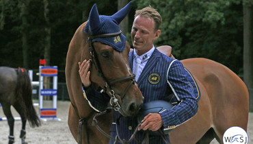 Peder Fredricson puts a perfect end to his weekend in the Longines Grand Prix Port of Rotterdam