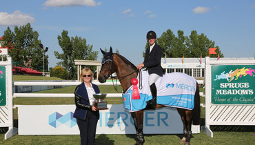 McLain Ward pilots HH Carlos to triumph in the Mercer Cup at Spruce Meadows