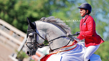 Natalia Simonia wins the CSI3* World Cup in St. Petersburg
