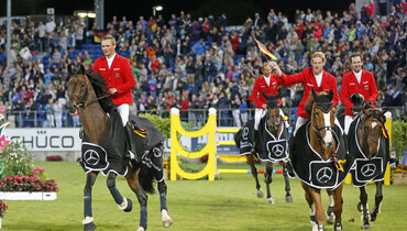 A magical Nations Cup night in Aachen as Team Germany wins in sold-out Soers