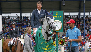 Gregory Wathelet after the €1.000.000 Rolex Grand Prix of Aachen: 