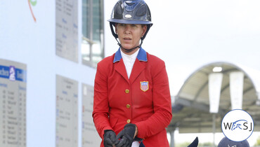 Lauren Hough wins the Bunn Leisure Trophy at Hickstead