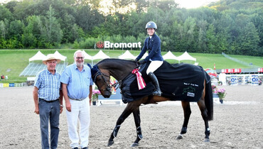 Ali Ramsay and Hermelien VD Hooghoeve win the first FEI event in Bromont