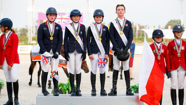 British children team claim team gold at the European Championships