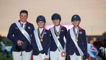 British young riders take team gold at the European Championships