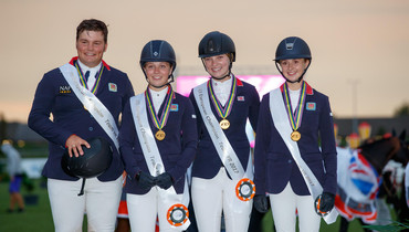 British young riders take team gold at the European Championships