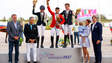 Lorenzo Correddu European Champion for children