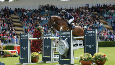 Werner Muff makes it a Swiss win in the €200,000 Longines International Grand Prix of Ireland