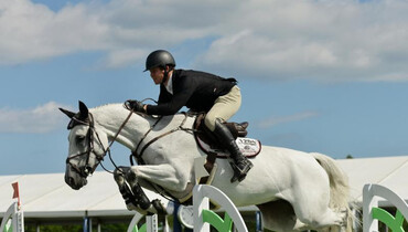 Sweetnam's bold move earns him the win in the Palm Beach Masters Open Jumper class
