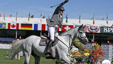 The riders for the Rolex Grand Slam of Show Jumping at Spruce Meadows