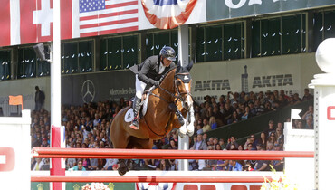 The riders for the CSI5* 'Pan American' at Spruce Meadows