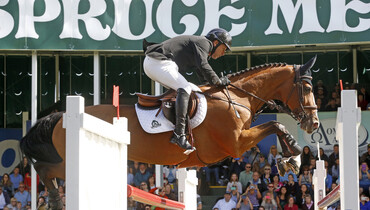 The horses and riders for the CSI5* Spruce Meadows ‘National’ presented by Rolex