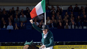 Gold again for Gerard O’Neill at the FEI WBFSH World Breeding Championship for 6-year-old horses