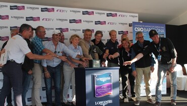 The order-to-go for the first round of the Longines FEI Nations Cup Final