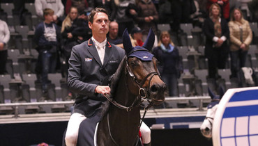 Leopold van Asten wins Friday's CSI5* 1.50m presented by Teleplan at Kingsland Oslo Horse Show