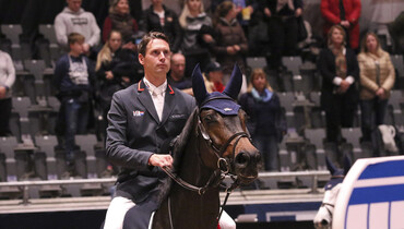Leopold van Asten wins Friday's CSI5* 1.50m presented by Teleplan at Kingsland Oslo Horse Show