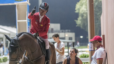 Pius Schwizer on top in Rabat