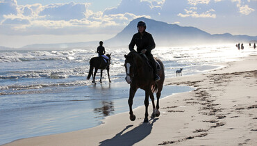 Images | On the beach at the Mediterranean Equestrian Tour
