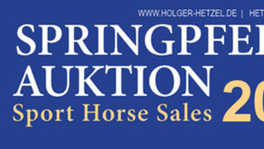 Holger Hetzel’s 13th Sport Horse Sales: Only seven days to go