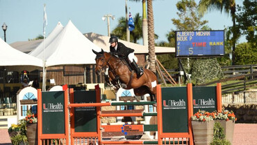 Alberto Michan and Inouk P capture $35,000 Dever Golf Cars, Inc. at Palm Beach International Equestrian Center