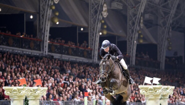 John Whitaker with a home win in the Ivy Stakes at Olympia