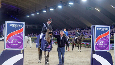 Smolders risks it all to win the Longines FEI World Cup of Mechelen