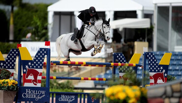 Marilyn Little and Clearwater return to the ring for win in $35,000 Hollow Creek Farm 1.45m Classic
