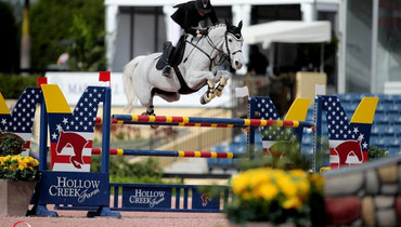 Marilyn Little and Clearwater return to the ring for win in $35,000 Hollow Creek Farm 1.45m Classic