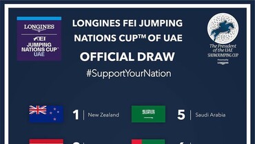 The order-to-go for the CSIO5* Longines FEI Nations Cup of Abu Dhabi
